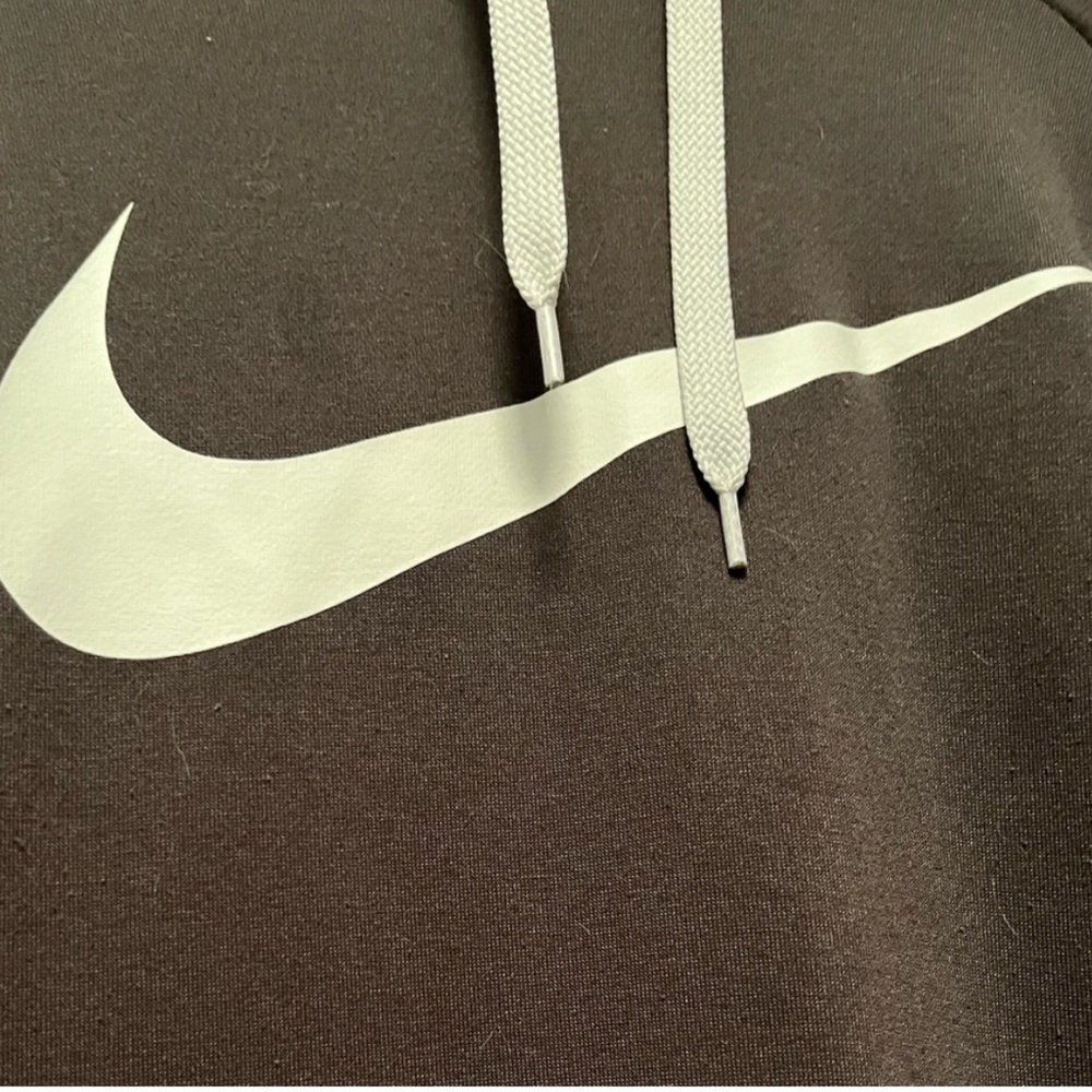 Nike Dry-Fit Olive Cowl Neck Hoodie - Picture 3 of 4